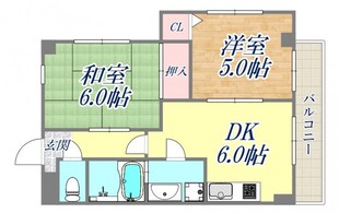 クレールメゾンの物件間取画像